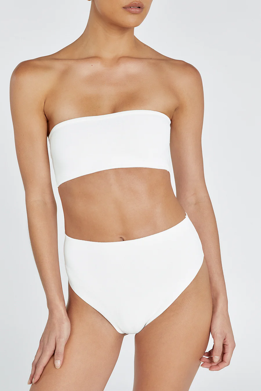 BASE OFF WHITE BANDEAU TOP - Yukikoi