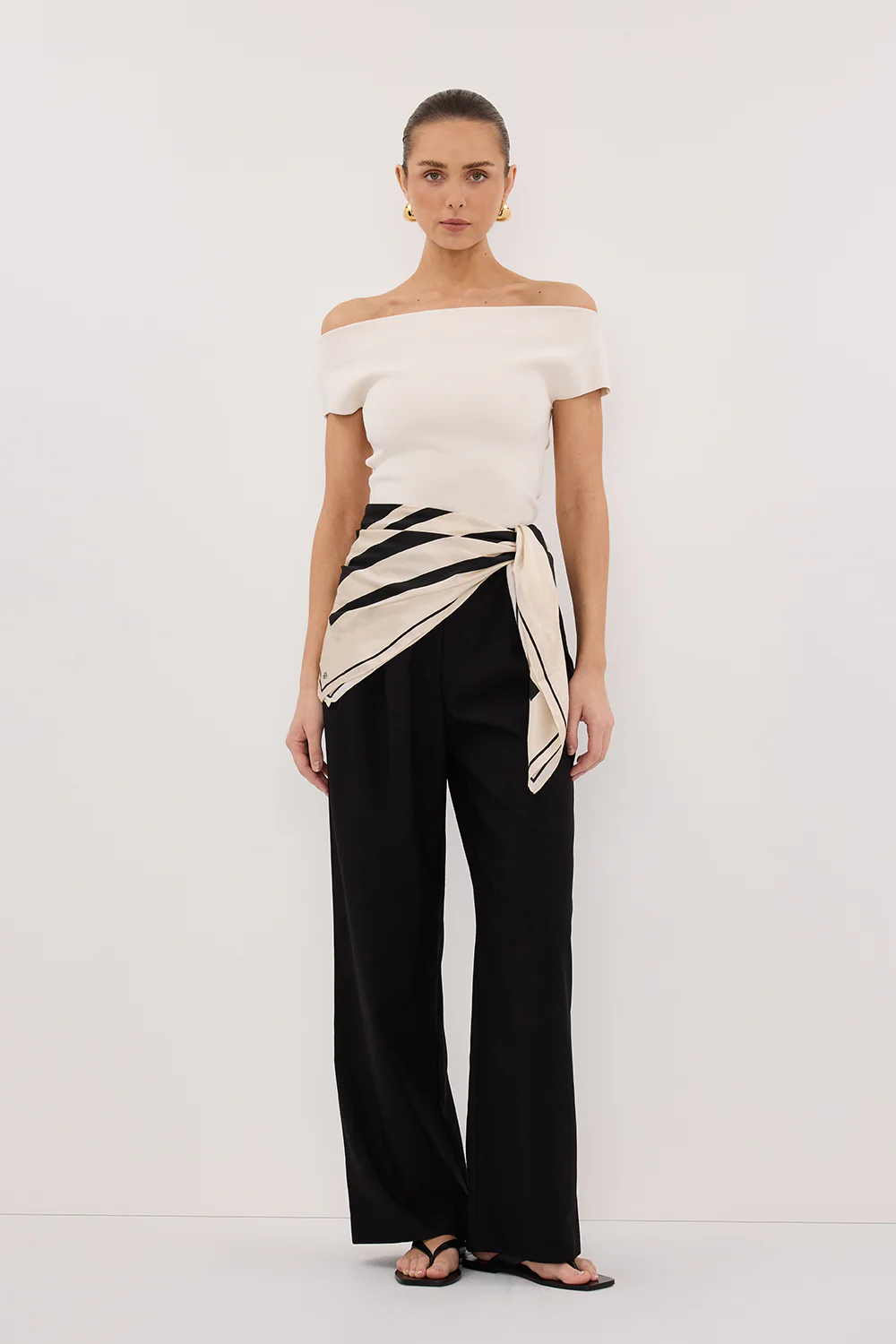 REMY BLACK TAILORED PANT - Yukikoi