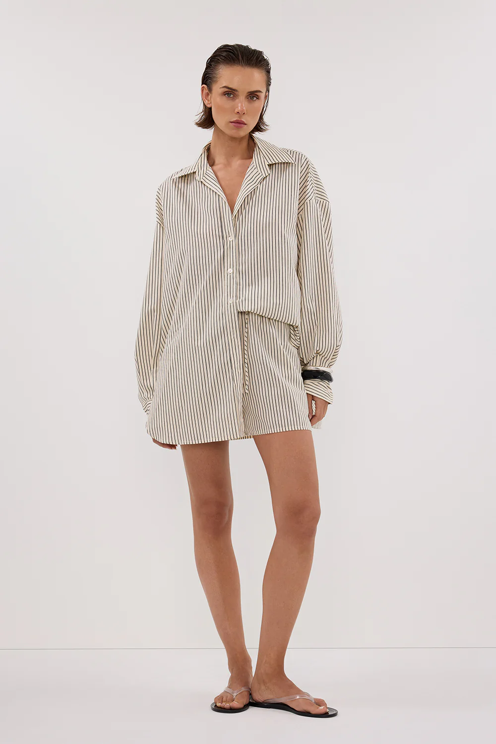 PALMA CREAM SILK BLEND SHORT - Yukikoi