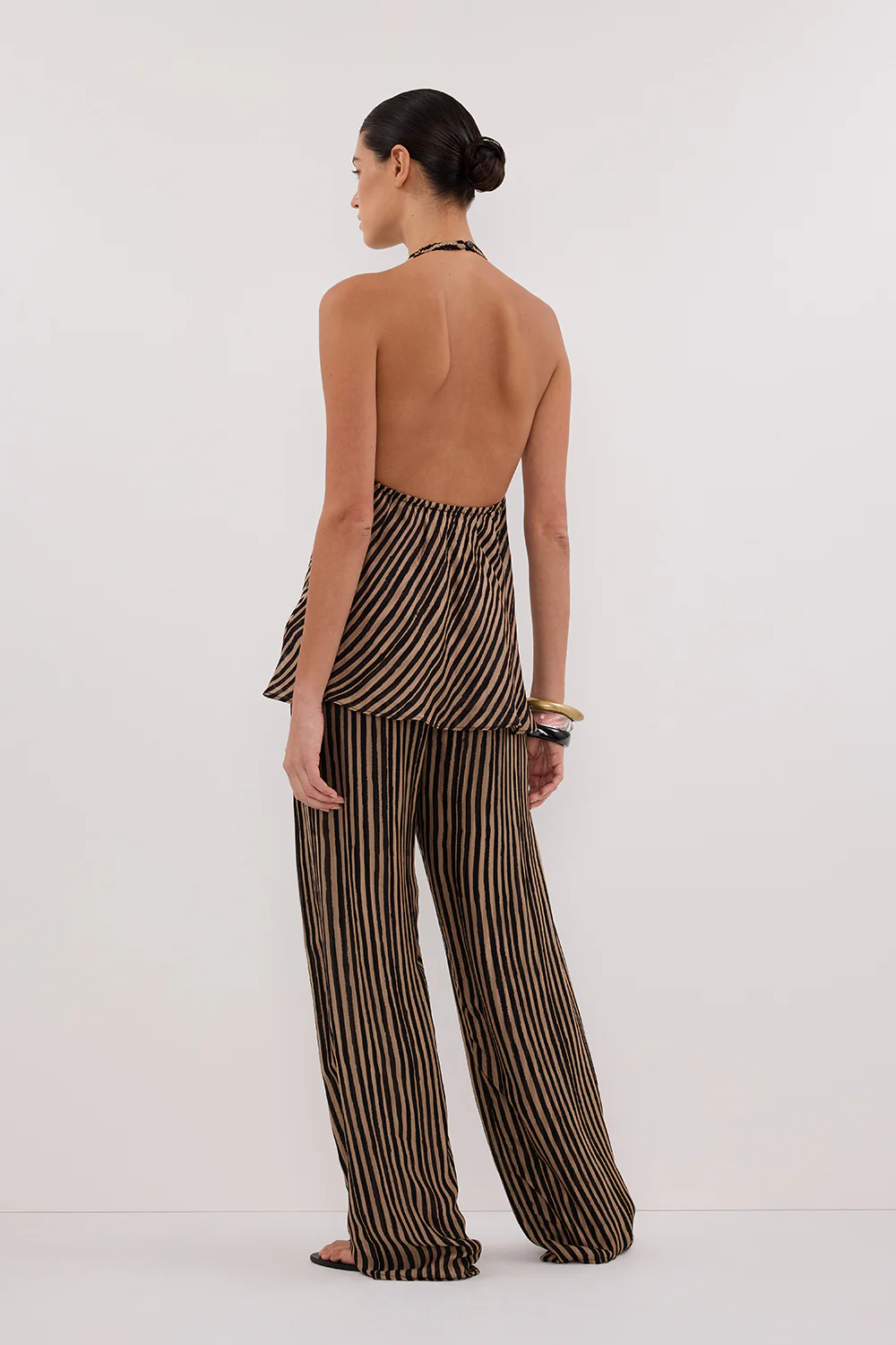 CHARLI TAN STRIPE PANT - Yukikoi