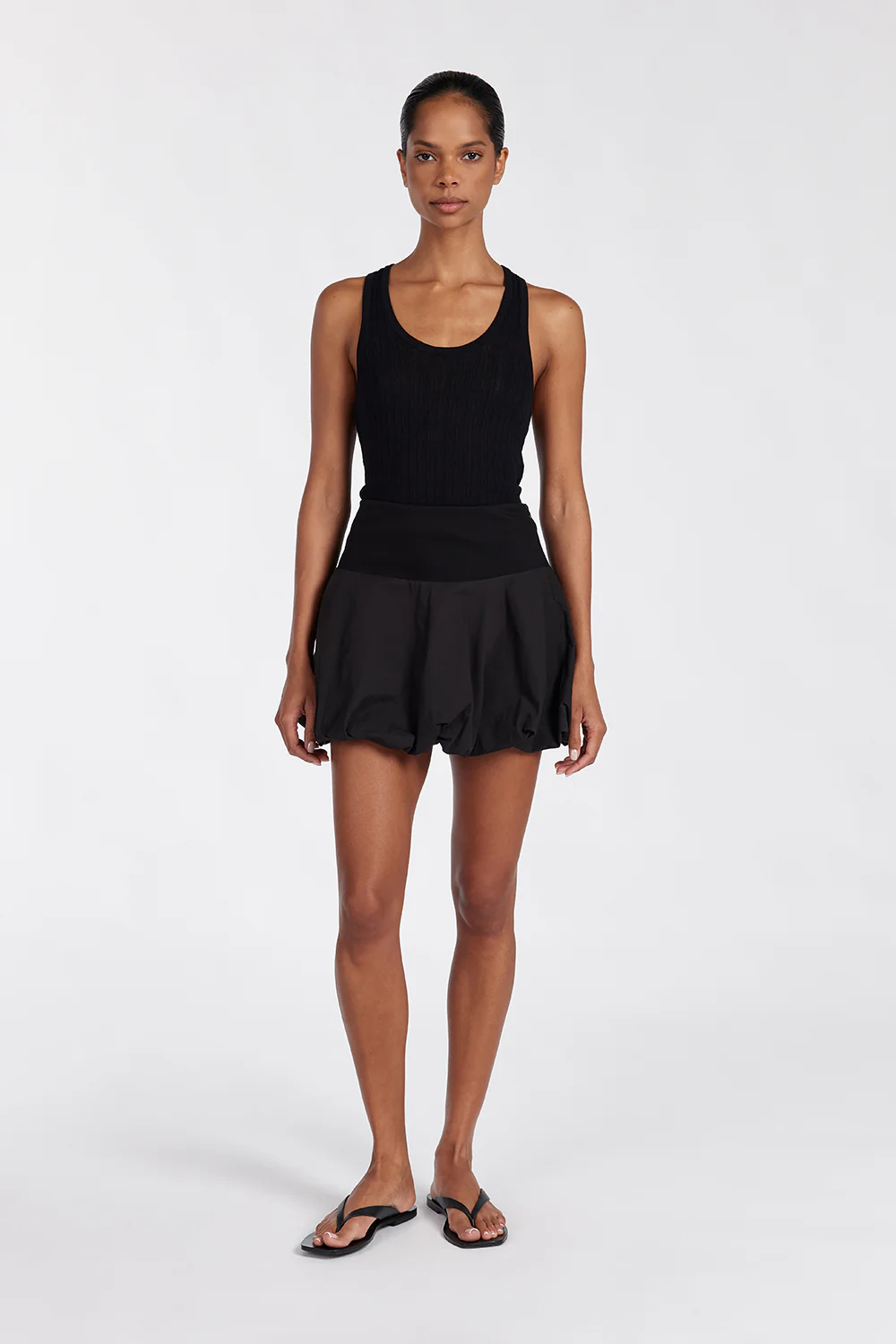 RUEBEN BLACK MINI SKIRT - Yukikoi