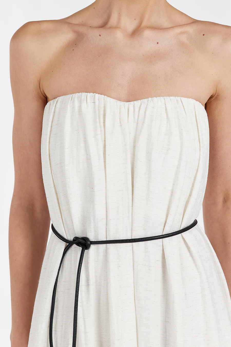 SHANIYA CREAM MARLE MIDI DRESS - Yukikoi