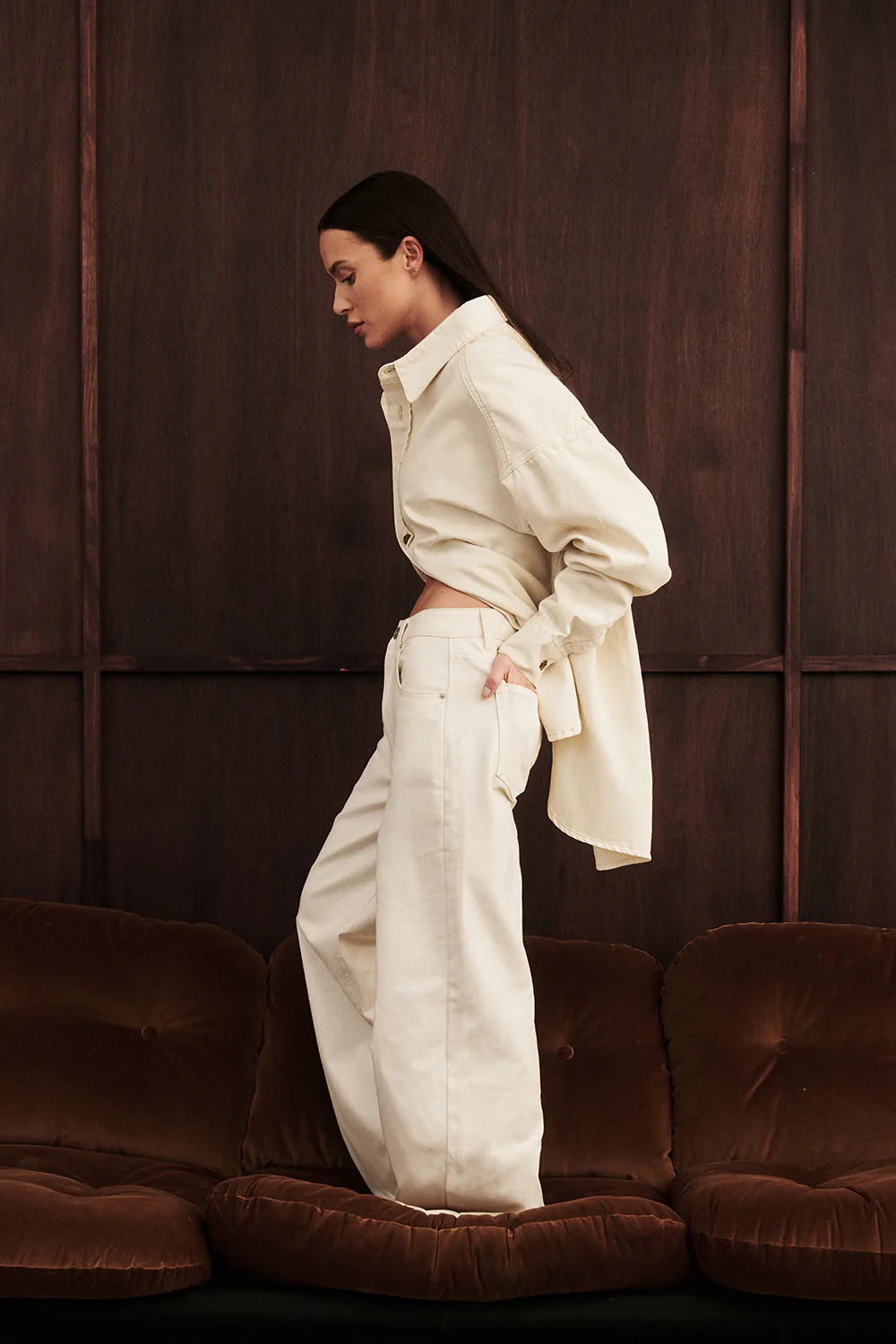 REAGAN 2.0 NATURAL TALL SLOUCHY JEAN - Yukikoi