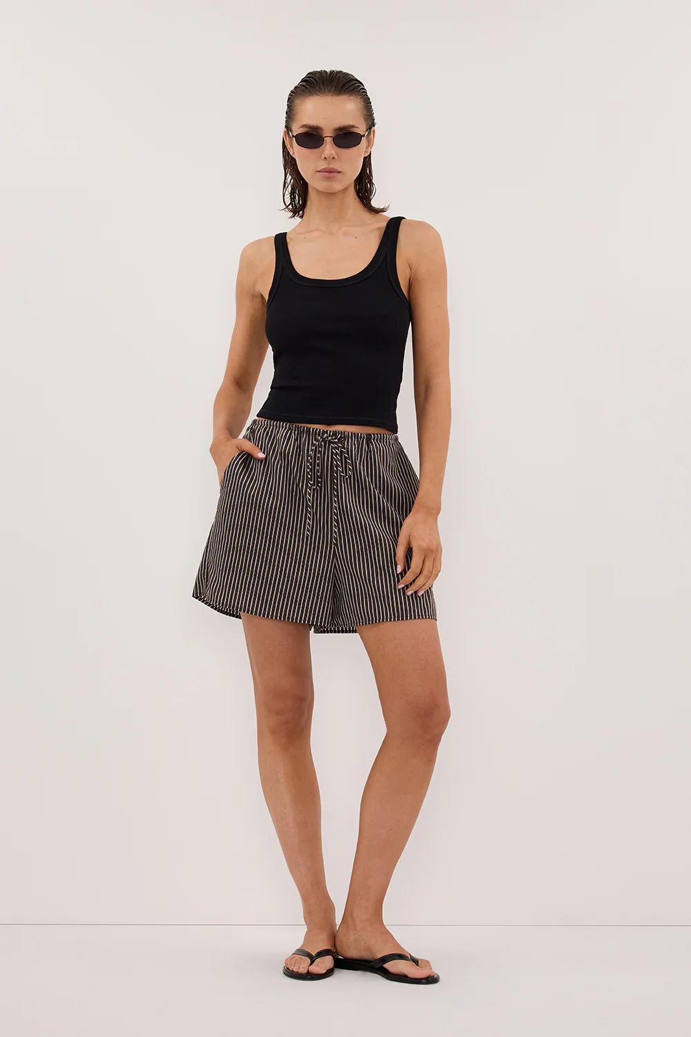 PALMA BITTER CHOC SILK BLEND SHORT - Yukikoi