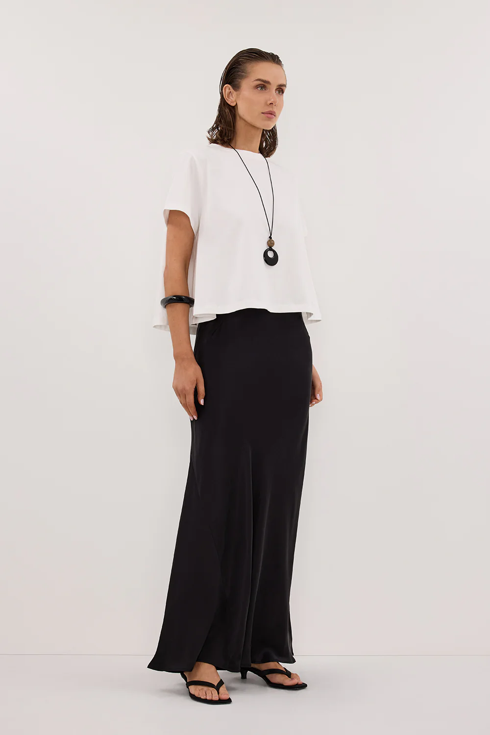 TATUM WHITE SHORT SLEEVE TEE - Yukikoi