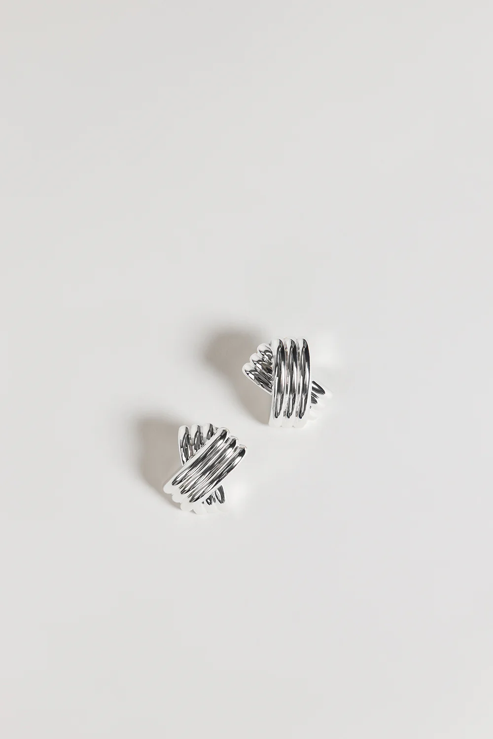 M  GA TRIPLE X SILVER EARRING - Yukikoi