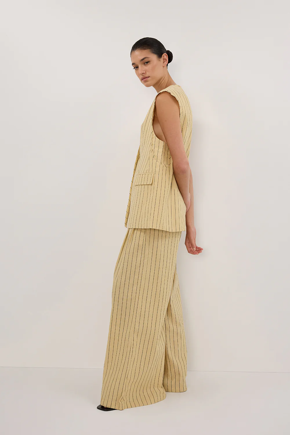 OLLIE DUNE STRIPE WIDE LEG PANT - Yukikoi