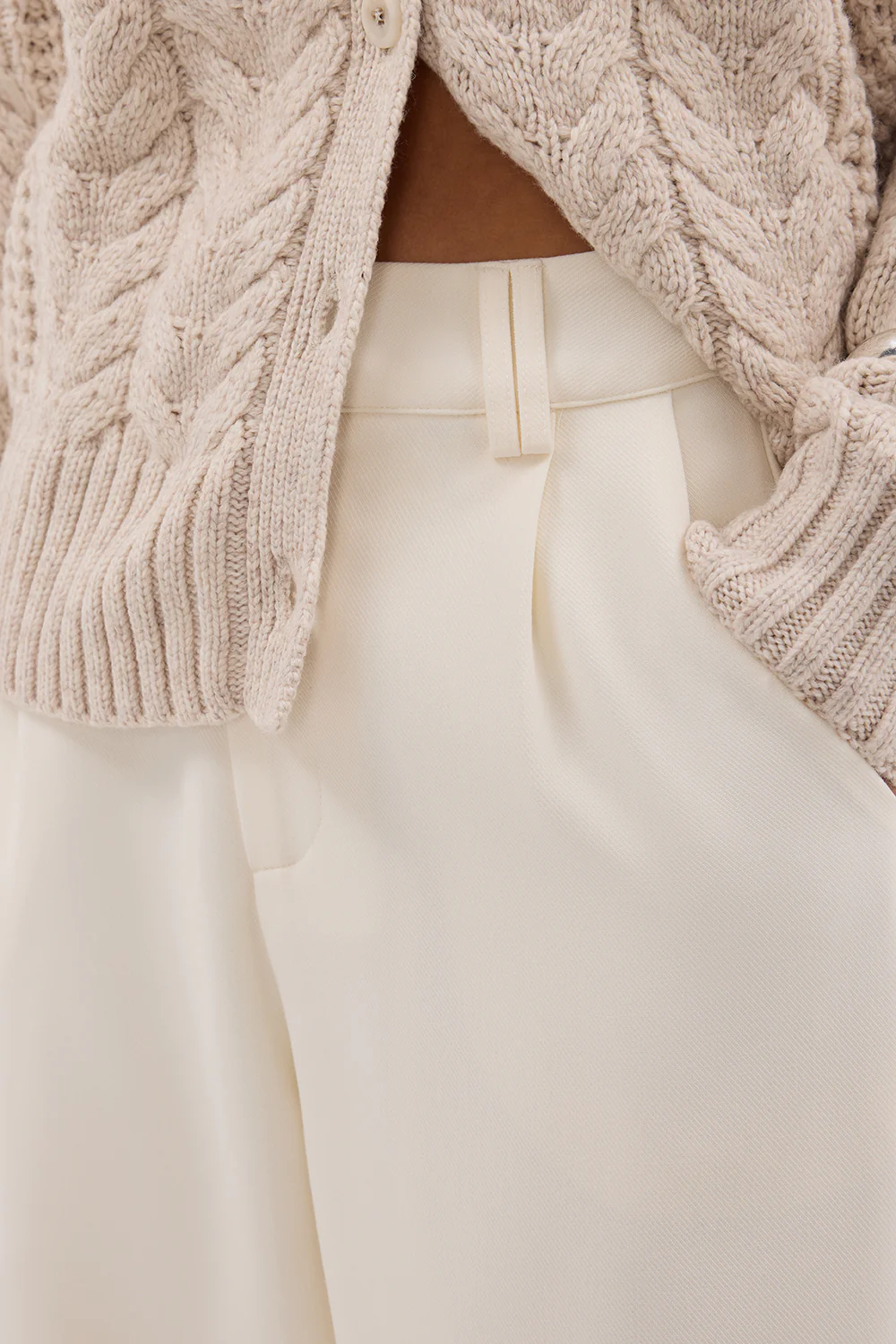 CELINE CREAM PANT - Yukikoi