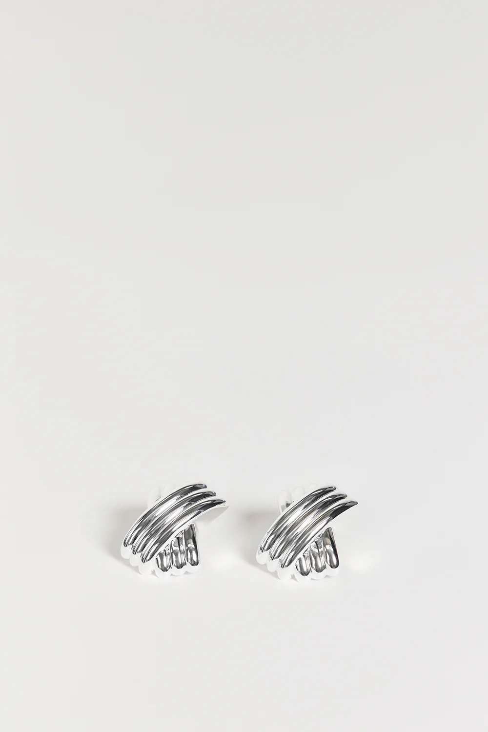 M  GA TRIPLE X SILVER EARRING - Yukikoi
