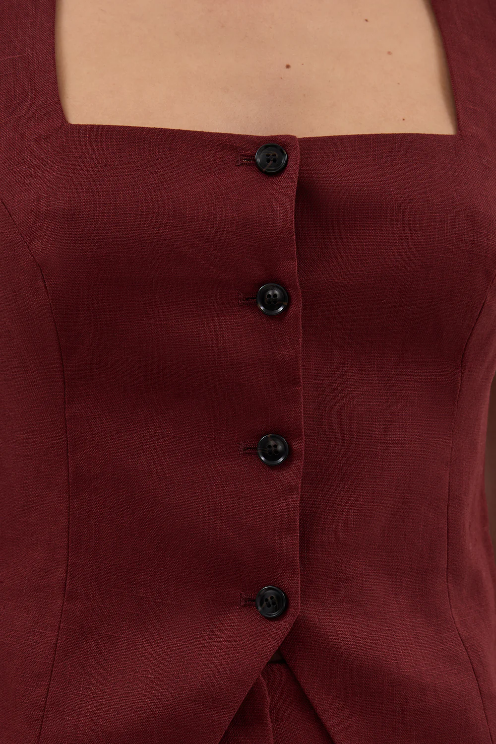 FRAN SAHARA LINEN VEST - Yukikoi