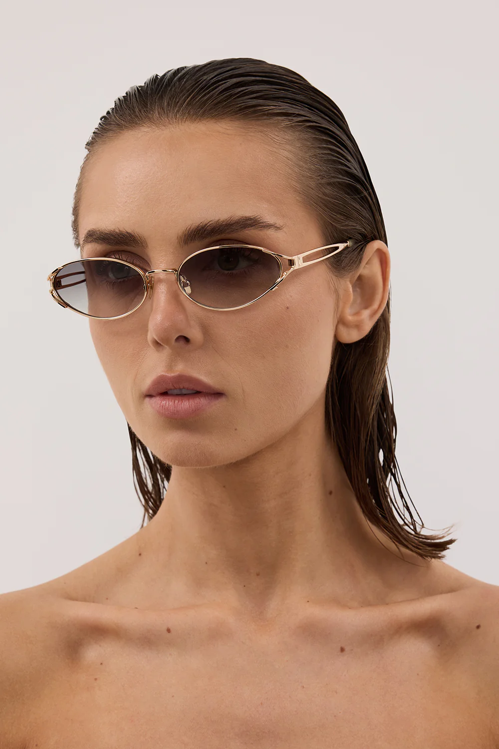 LUV LOU THE PALOMA CHARCOAL GRAD SUNGLASSES - Yukikoi