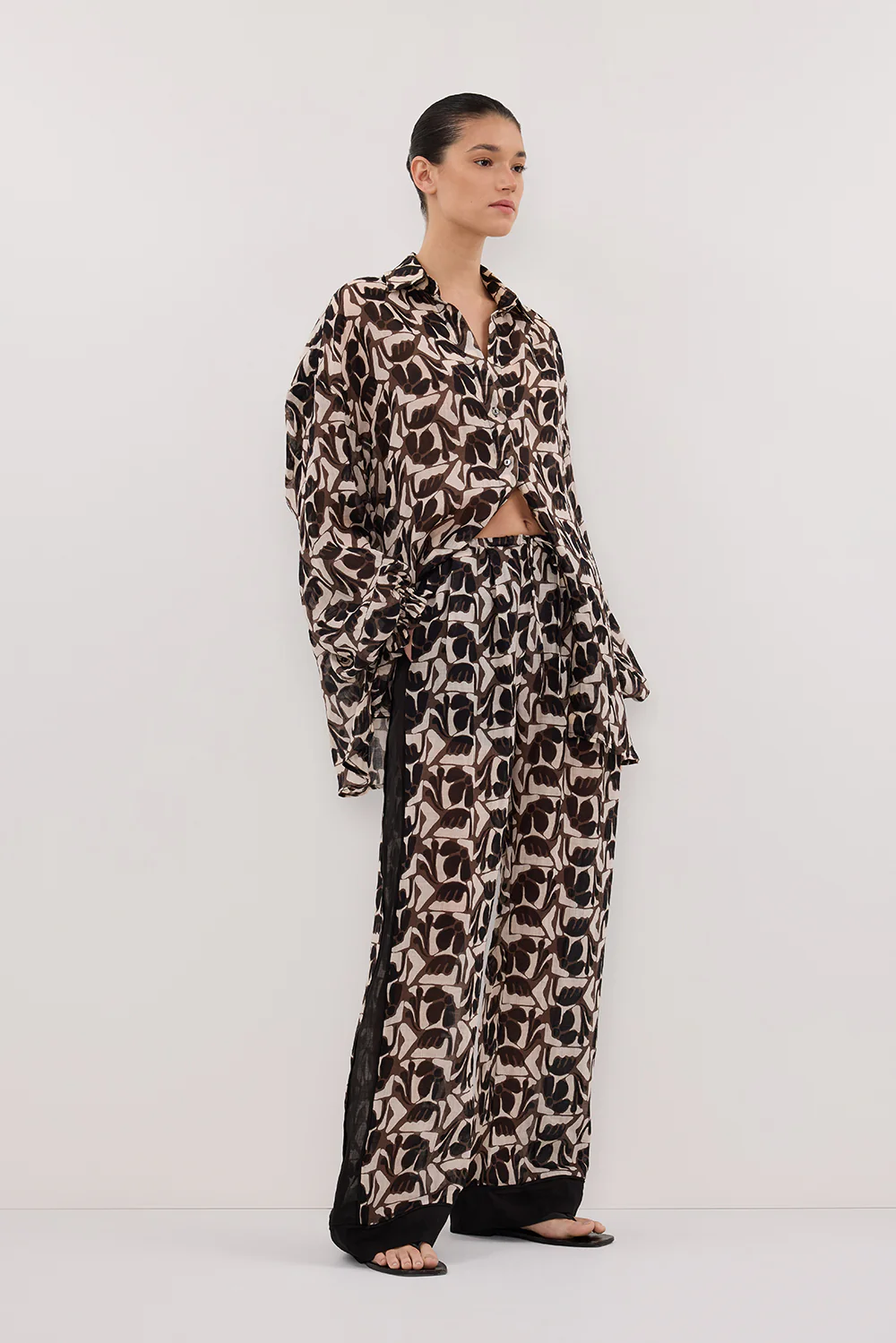 MAUI BITTER CHOC RAMIE PANT - Yukikoi