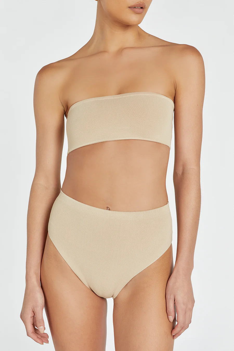 BASE BEIGE BANDEAU TOP - Yukikoi
