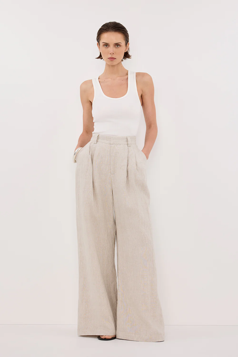 HOLDEN NATURAL LINEN PANT - Yukikoi