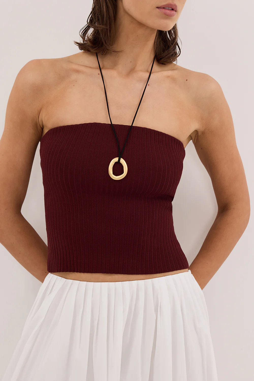 LIMA SAHARA STRAPLESS BANDEAU KNIT TOP - Yukikoi