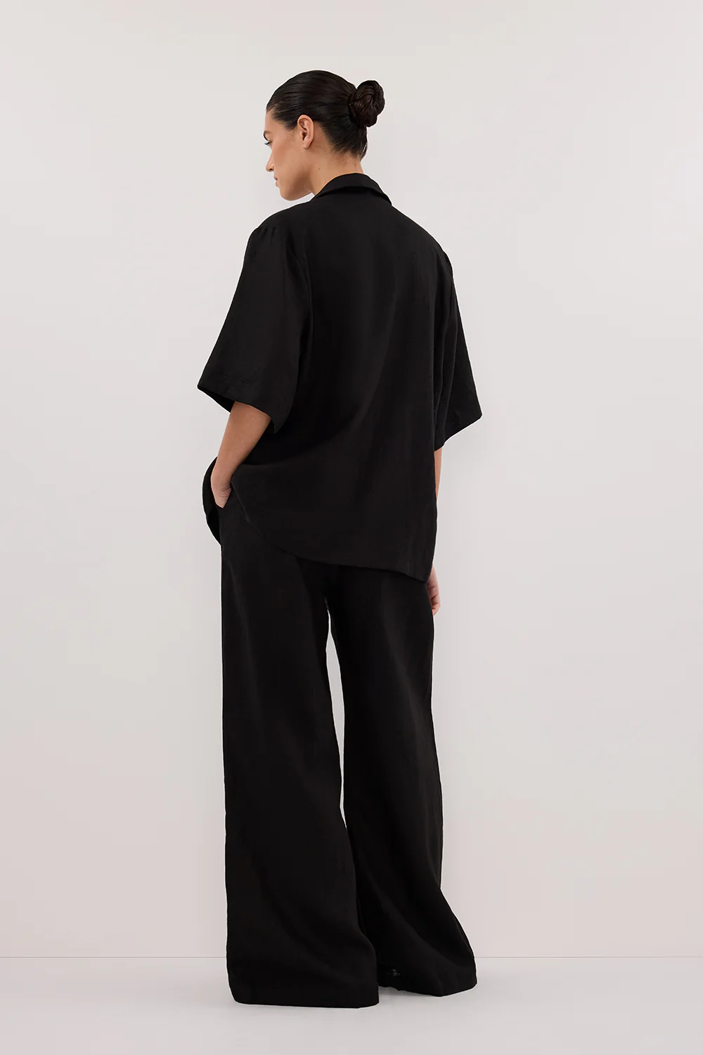 HOLDEN BLACK LINEN PANT - Yukikoi