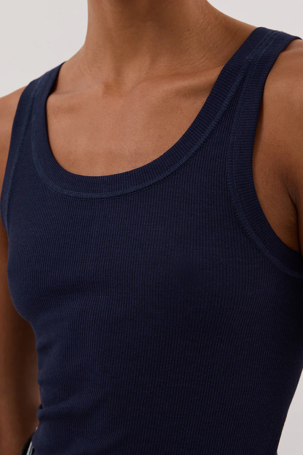 LEE NAVY KNIT TANK - Yukikoi