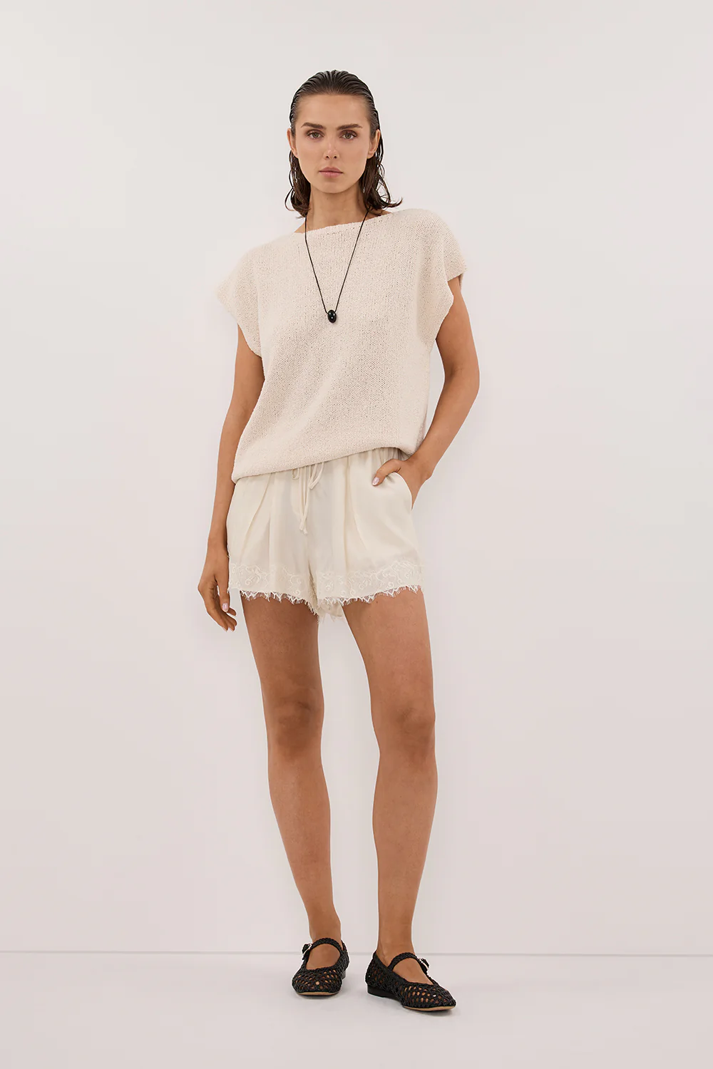 ASPEN SANDSTONE KNIT TOP - Yukikoi