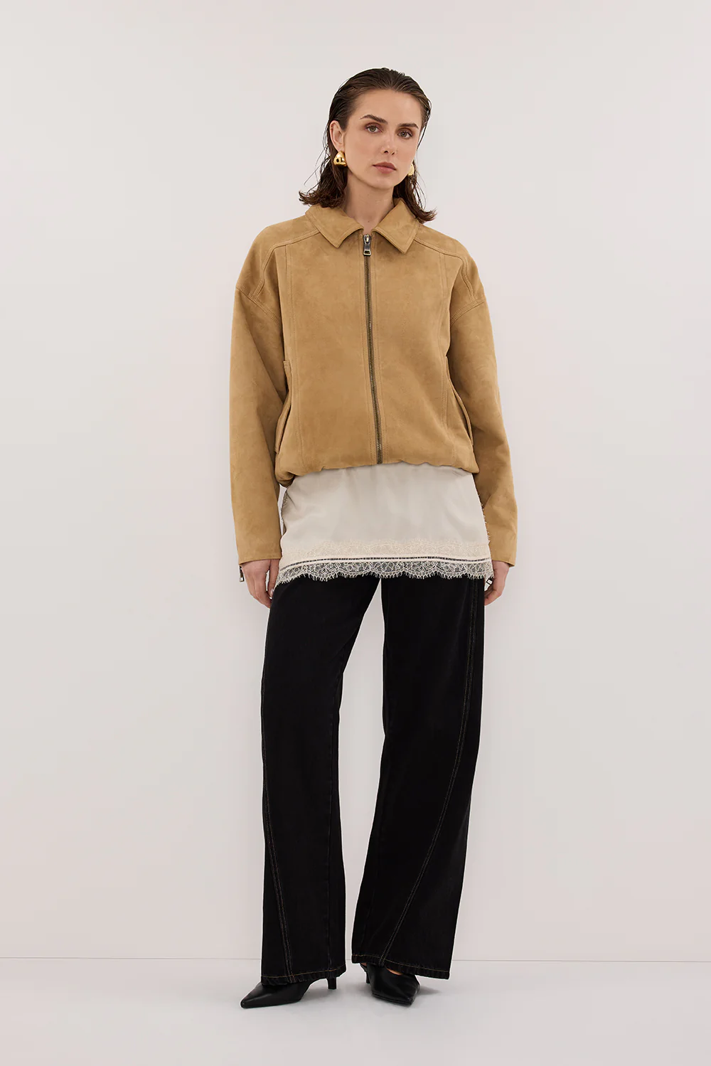 DENVER PAMPAS SUEDE LEATHER BOMBER JACKET - Yukikoi
