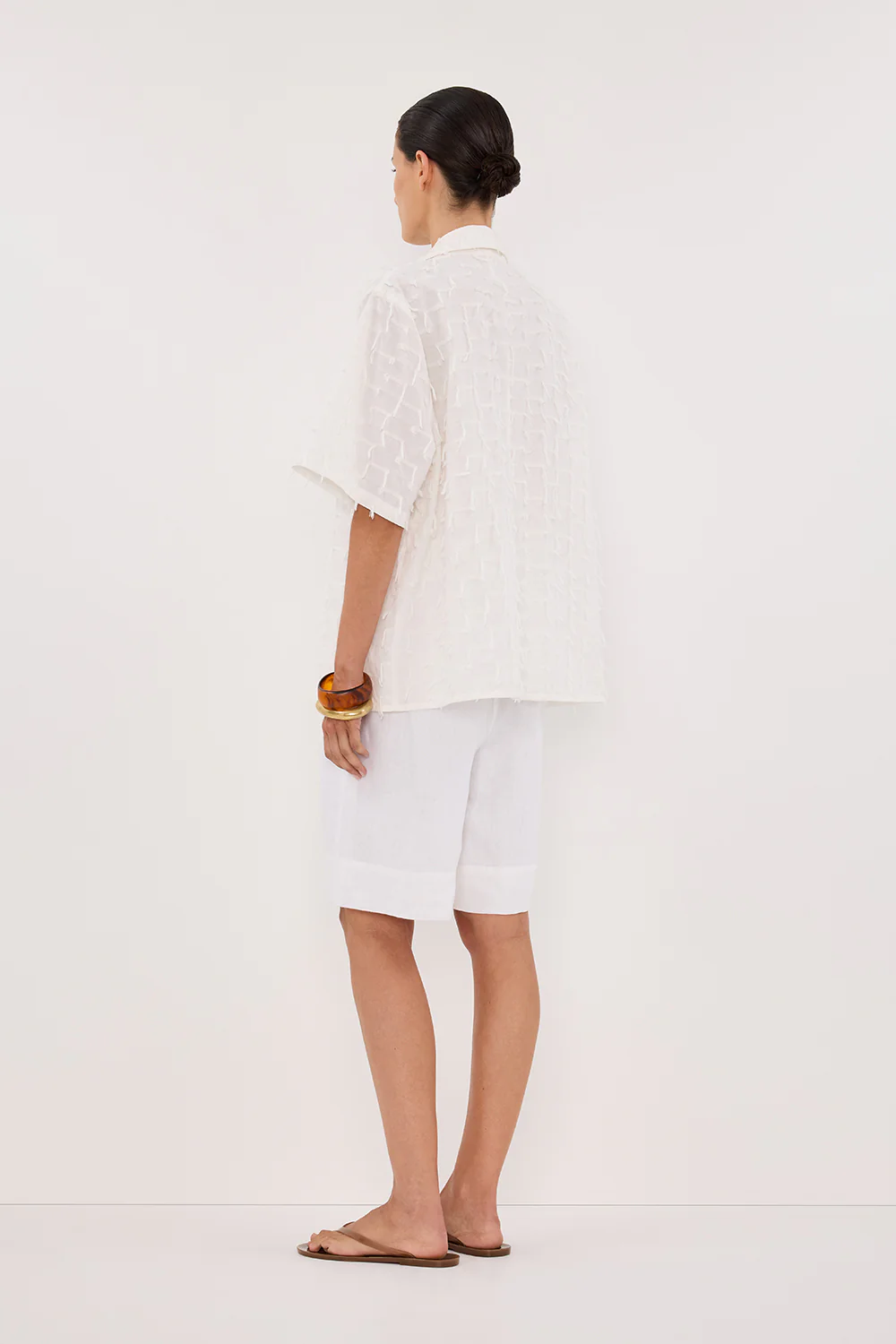 PALOMA WHITE COTTON SHIRT - Yukikoi