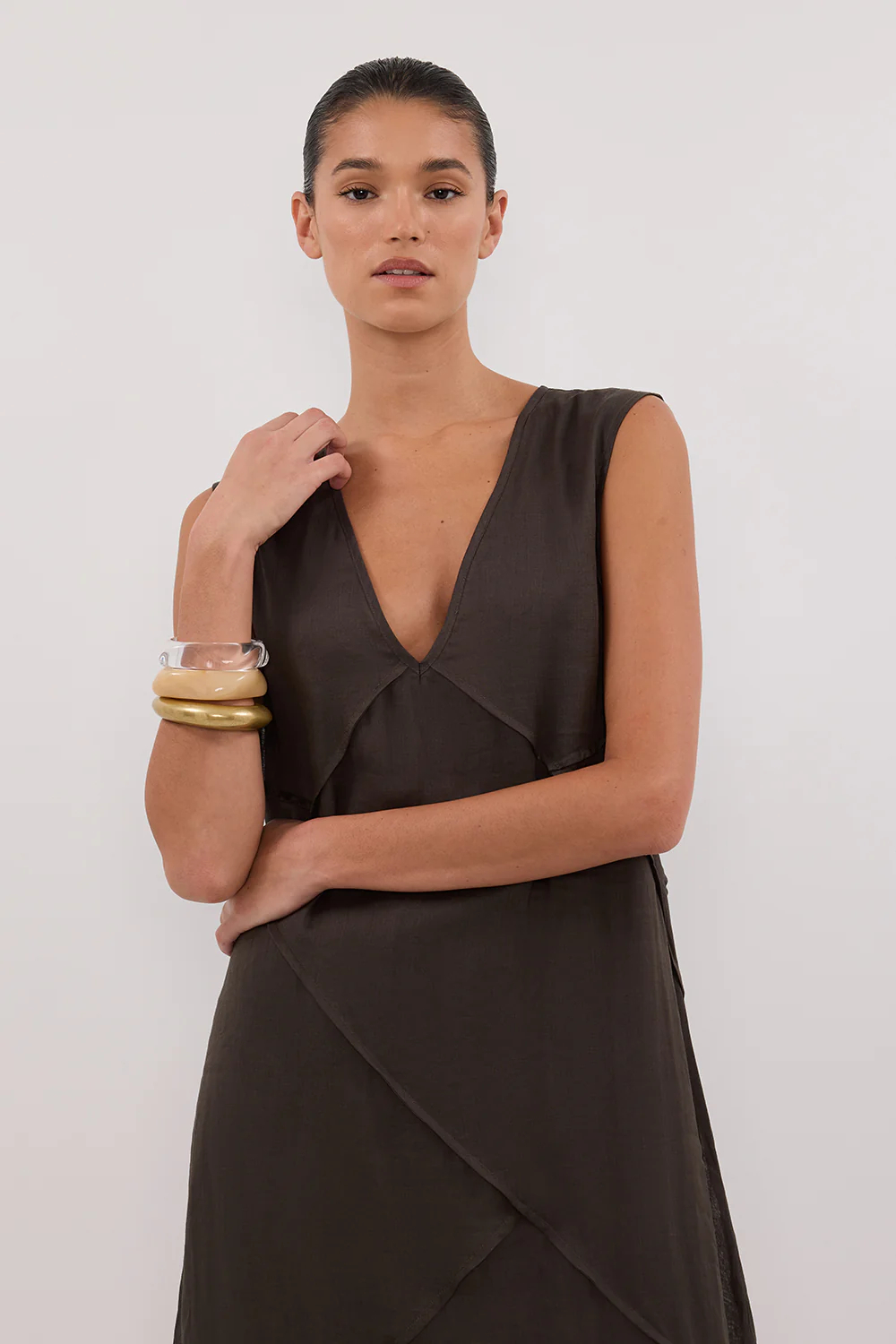 JONA PETROL RAMIE MIDI DRESS - Yukikoi